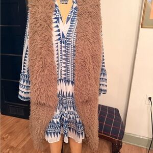 Women's Tan Teddy Jacket
